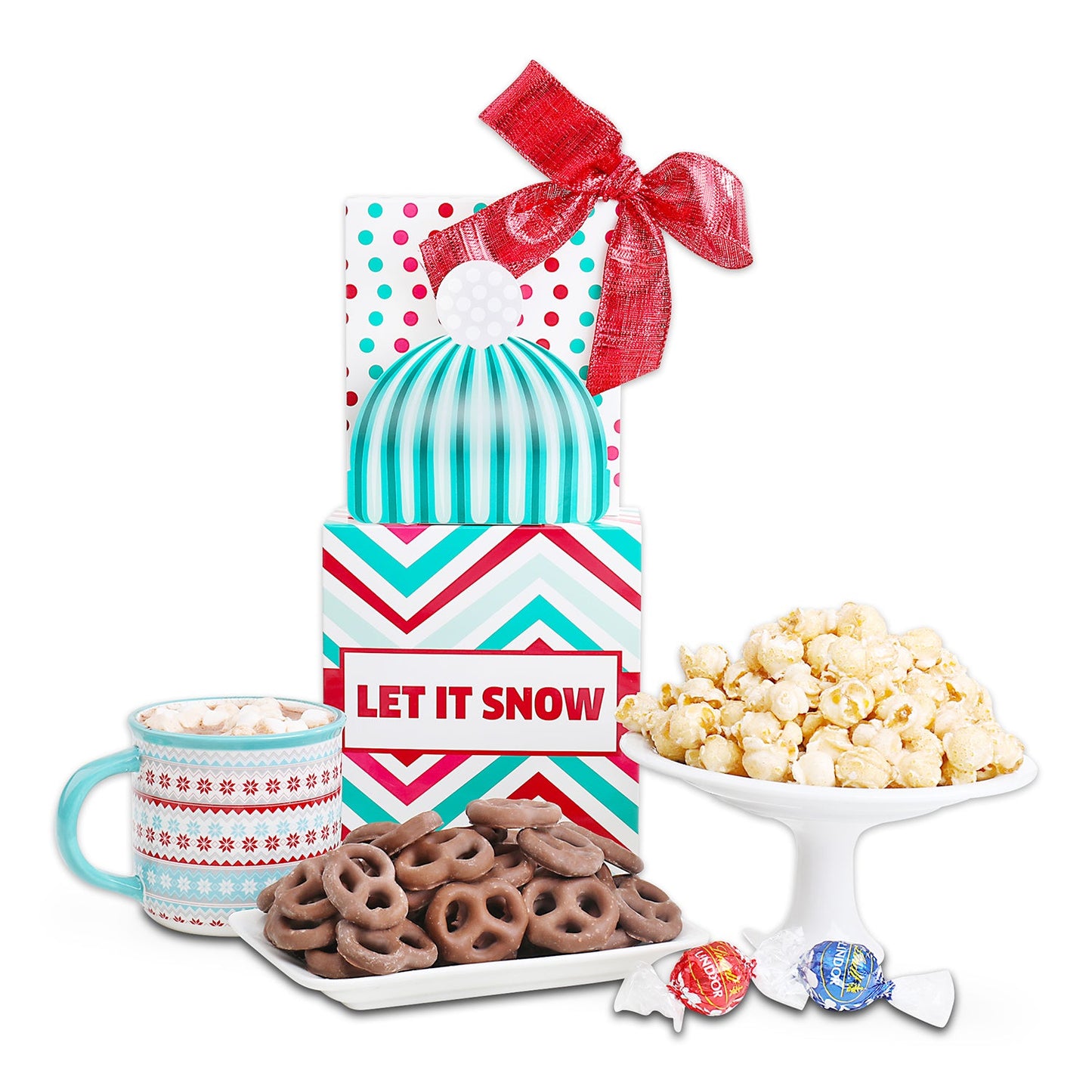 Let It Snow Gift Tower