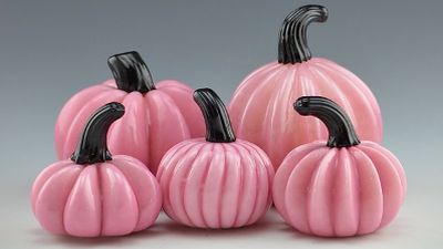 Pink pumpkins