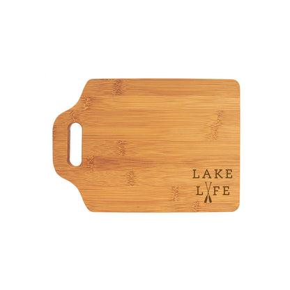 "Lake Life" Small Bamboo Cutting Board