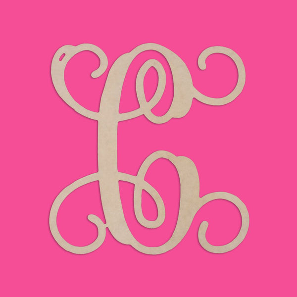 Single Initial Vine Monogram ~ 18" high