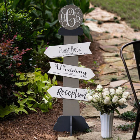 Directional Sign Pole ready-to-paint project kit